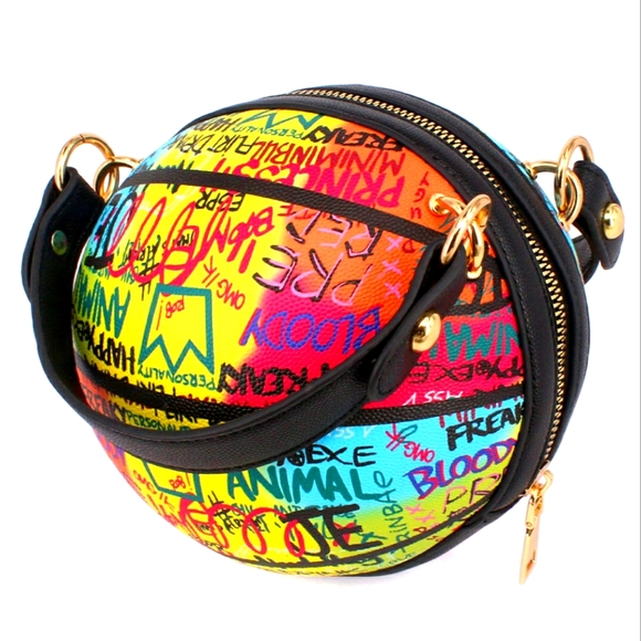 Graffiti Basket Ball Tote Bag - Picture 1 of 2